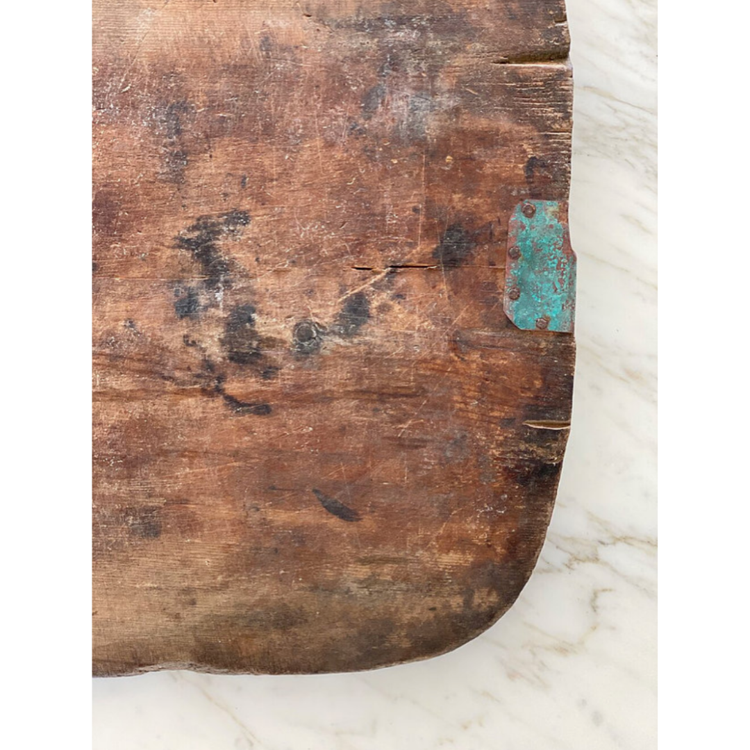 Large Old Wood Bread Board
