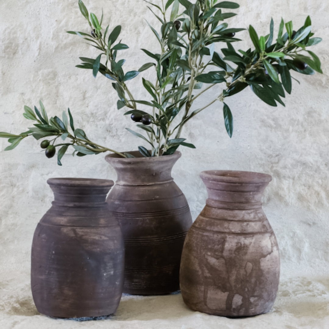 Rustic Clay Vase