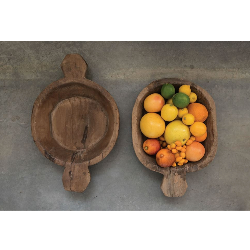 Large Decorative Wooden Bowl